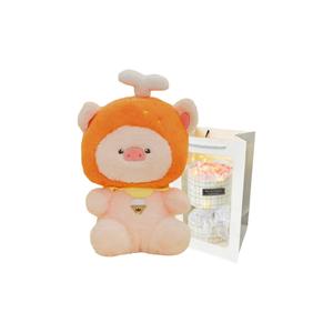 Милые креативные куклы Lulu Pig в виде куриных ножек терияки плюшевые куклы высота 24 см PUDOWRABBIT