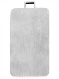 Adeliás Кулон унисекс - кулон из нержавеющей стали с гравировкой, серебристый