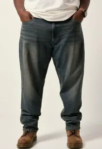 Джинсы свободного кроя Sthuge, Matt Denim Blue