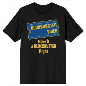 Мужская ночная футболка Blockbuster Licensed Character, черный