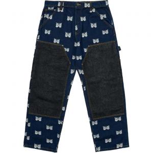 Джинсы X Needles с двойными коленями PALACE, синий