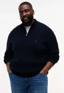 Джемпер с высоким воротником и застежкой-молнией до середины груди. Tommy Hilfiger, Desert Sky