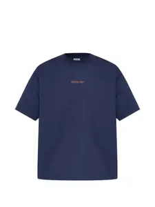 Футболка с принтом Vetements, синий