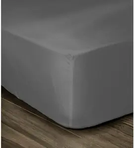 Простыня Lovely Home, серая/темно-серая, двуспальная, 140 х 190 см LOVELY HOME