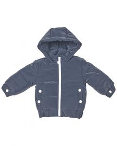 Пуховая куртка Mon Tresor с карманом, синий