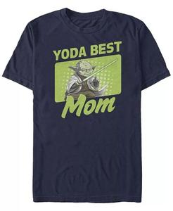 Мужская футболка Yoda Best Mom с коротким рукавом и круглым вырезом Fifth Sun, синий