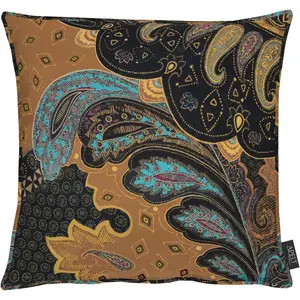 Декоративная подушка Zoe с наволочкой и наполнителем, 1 шт. Apelt, Schwarz/braun + Paisleymuster