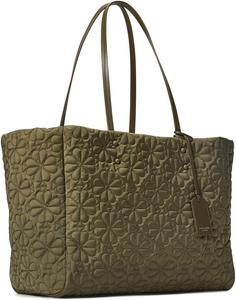Сумка-тоут Kate Spade New York Tilly Quilted Large Tote Bag, цвет Oolong Green