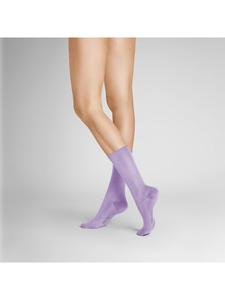 Носки Relax Fine с закатанными краями сиреневого цвета Hudson