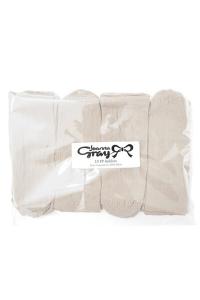 Ножные браслеты (10 пар) Joanna Gray, бежевый