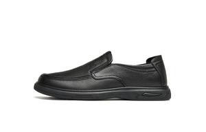 HLA Повседневные кожаные туфли мужские низкие, черные