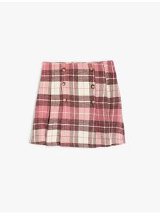 Юбка KOTON, цвет rosa karomuster