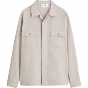 COS Мужская рубашка бежевого цвета Beige