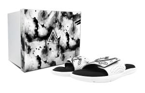 Шлепанцы Ignite мужские черный/белый Under Armour