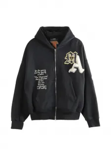 Худи на молнии AMIRI, черный