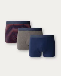 Набор из трех мужских боксеров из комбинированного трикотажа Hackett, мультиколор