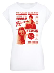 Рубашка F4NT4STIC Sex Education Otis Talking Helps Netflix TV Series, белый