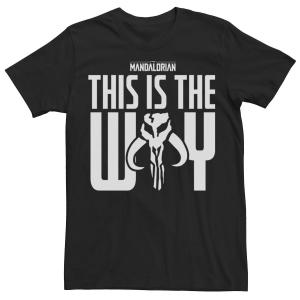 Мужская футболка The Mandalorian This Is The Way Mythosaur Block Tee Star Wars