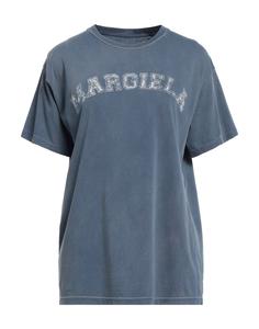 Футболка Maison Margiela, серо-синий