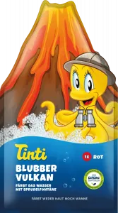 Детская добавка для ванн Blubber Vulkan 40г Tinti