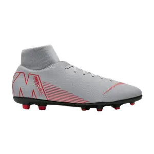 Кроссовки Nike Mercurial Superfly 6 Club FG MG, Wolf Grey Crimson