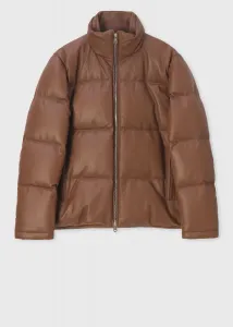 Пуховая куртка из овечьей кожи