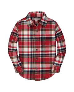 Хлопковая рубашка Hope & Henry, красный