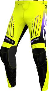 Детские мотокроссовые штаны FXR clutch, Yellow/Black