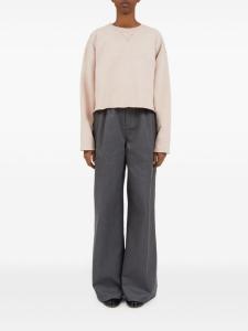 Maison Margiela толстовка с логотипом, розовый