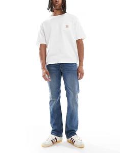 Джинсы Levi's 527 скинни bootcut средней степени стирки