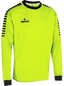 Derbystar Детская вратарская футболка "Hyper Goalkeeper Jersey" желтого цвета