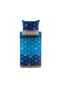 Голубое постельное бельё pallavicino Bassetti