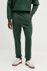 Хлопковые спортивные штаны Calvin Klein Jeans, зеленый