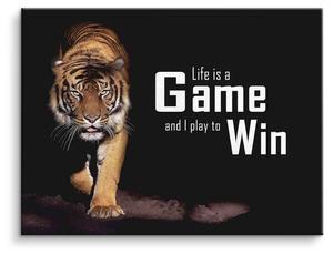 Картина на холсте ArtMind Life is a Game, многоцветный