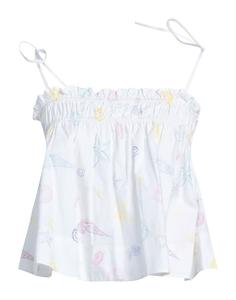 Топ Ganni, белый
