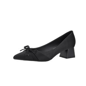 YAFEI XUANYU Женские туфли на платформе с массивным каблуком черные, цвет Black