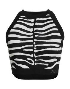 Кроп-топ Balmain, черный