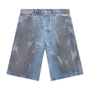 Шорты Nahmias Thrashed Baggy 5 Pocket Shorts 'Light Wash', синий