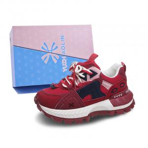 YUZHAOLIN Красные женские кроссовки на платформе с низким голенищем, цвет Red Box