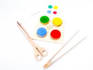 Четыре колеса, изучение цветов, поверхность для письма мелом, моторика, картографирование Inna marka