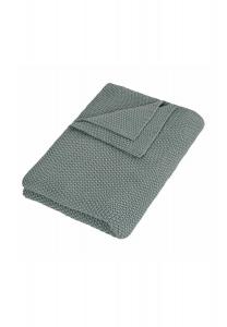 Плед Анси синий Loberon, синий