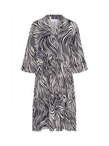 Многоуровневое платье с принтом eda в виде зебры Saint Tropez, цвет Baritone Leaves