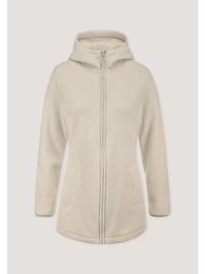 Hessnatur Куртка с капюшоном из шерстяного флиса цвета кокоса
