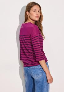 Топ с длинными рукавами MIT KNOTEN AM SAUM Cecil, цвет Mottled Green