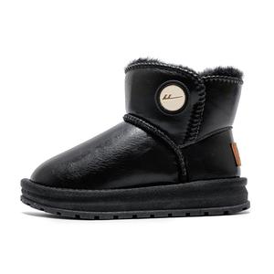 Водонепроницаемые, нескользящие, водоотталкивающие, утепленные детские кроссовки серии Ride The Wind And Waves WARRIOR, черный