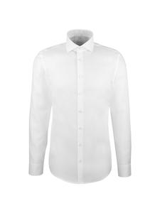 Рубашка делового кроя Slim Fit SEIDENSTICKER Schwarze Rose, белый