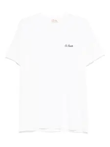 Футболка с вышитым логотипом MC2 SAINT BARTH, белый