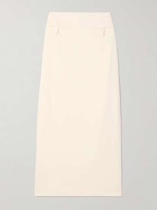 Юбка миди из крепа Smith Staud, экрю