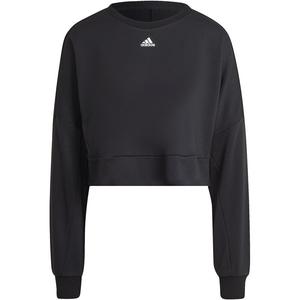 Sweatshirt w stdio swt Adidas, черный