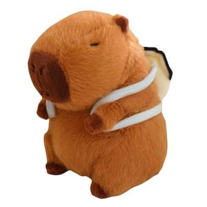 Плюшевая кукла капибара в виде булочки для бургера высота 23/33см длина 23/33см Click, Oyster Style